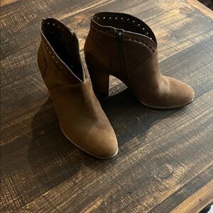 Vince Camuto Brown Ankle Booties